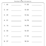 11 Rounding Decimals Number Line Worksheet Worksheeto