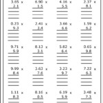 14 Long Multiplication Worksheets With Decimals Worksheeto