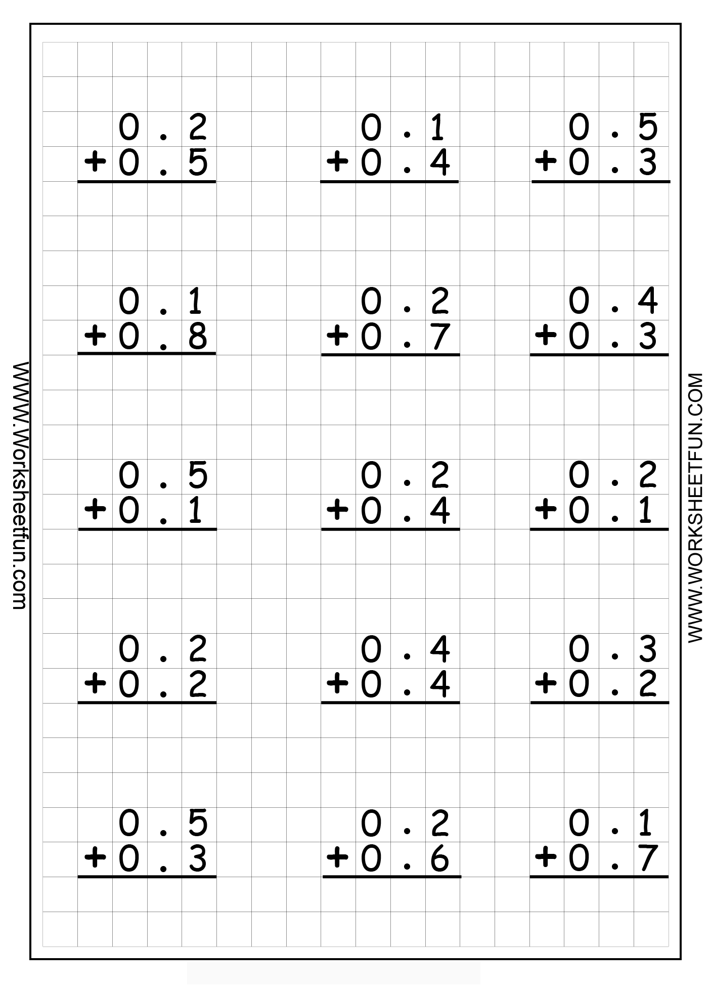 19 Model Decimal Multiplication Worksheet Worksheeto