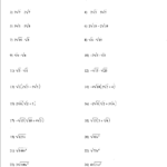 19 Multiplying And Dividing Radicals Worksheets Worksheeto