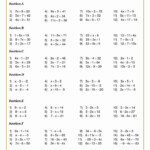 2 8th Grade Algebra Problems Worksheet Word Problems Worksheet Best