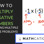 2 Quick Steps For Multiplying Negative Numbers Mathcation