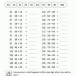 3rd Grade Rounding Worksheets To Printable To Math Worksheet For Kids