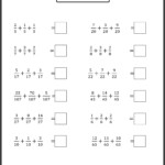 4th Grade Math Worksheets Best Coloring Pages For Kids