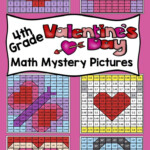 4th Grade Valentine s Day Math Activities Color By Number Math Mystery