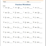 5th Grade Dividing Fractions Worksheets EduMonitor