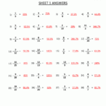 6 Percent To Fraction Worksheets Samples