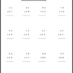 7th Grade Math Worksheets Decimals Learning Printable