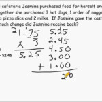Add Subtract And Multiply Decimals To Solve Word Problem YouTube