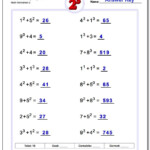 Addition With Exponents