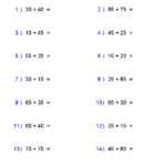 Addition Worksheets Dynamically Created Addition Worksheets