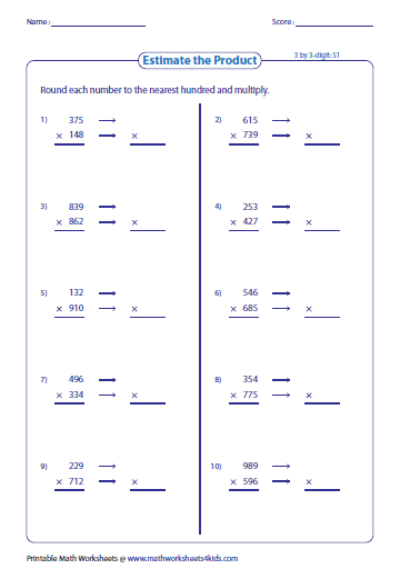 Best How To Multiply 2 Digit Numbers By 1 Digit Numbers Worksheet