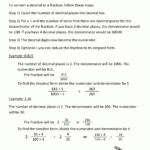 Convert Decimal To Fraction