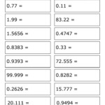 Converting Fractions To From Decimals Worksheets Math Monks