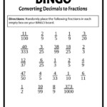 Converting Repeating Decimals To Fractions Worksheet Answer Key King