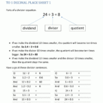 Decimal Division Worksheets Db excel