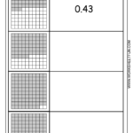 Decimal Model Hundredths 4 Worksheets Fractions Decimals