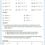 Decimals Mixed Questions Maths Worksheet And Answers GCSE Foundation