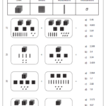 Decimals Using Base Ten Blocks Worksheets Worksheets Master