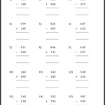 Decimals Worksheets Decimals Worksheets Grade 5 Math Worksheets