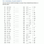 Dividing Decimals By Multiples Of 10 Worksheets Times Tables Worksheets