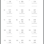 Dividing Decimals By Whole Numbers Worksheet Db excel