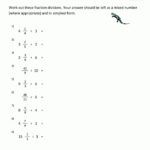 Dividing Fractions With Whole Numbers Worksheets 99Worksheets