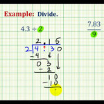 Example Dividing A Decimal By A Whole Number YouTube