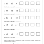 Fraction Sequences Fraction And Decimal Worksheets For Year 5 age 9