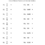 Fraction To Percent Worksheet With Answers Askworksheet