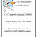 Fraction Word Problems 2 Worksheets 99Worksheets