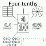 Fractions Decimals Percents Fractions Information Cards tenths