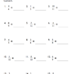 Fractions To Decimals Worksheets Pdf EduMonitor