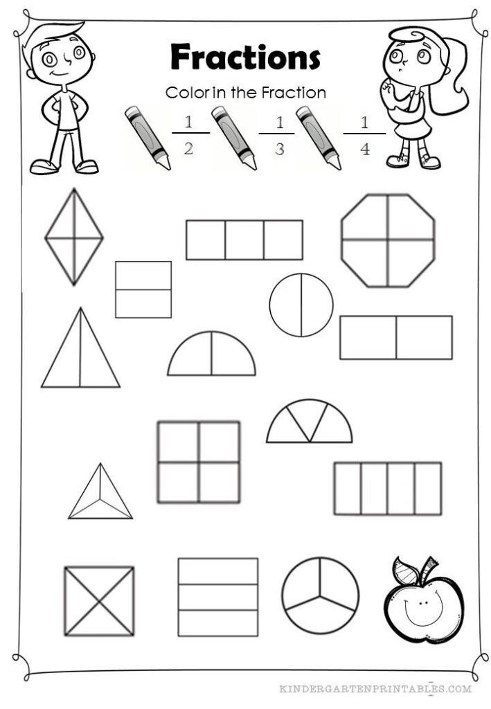 Fractions Worksheets Fractions Math Fractions