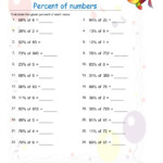 Free Ratio Percentage Math Worksheets Pdf MATH ZONE FOR KIDS