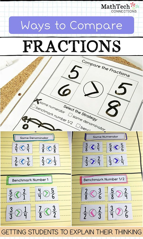 Free Resources For Teaching Comparing Fractions Comparing Fractions 