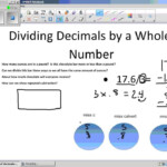 Grade 5 Dividing Decimals With A Whole Number YouTube