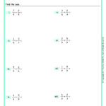 Grade 6 Multiplying Fractions Worksheets www grade1to6