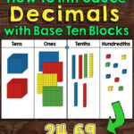 How To Introduce Decimals With Base Ten Blocks Math Center Games