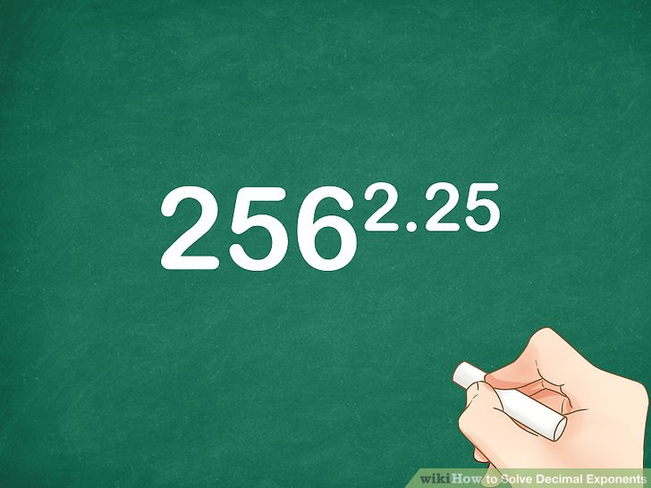 How To Solve Decimal Exponents with Pictures WikiHow