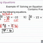 How To Solve Multi Step Equations With Fractions And Decimals Algebra