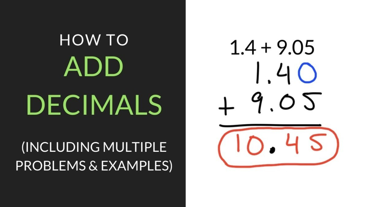 Learn How To Add Decimals Easily Mathcation