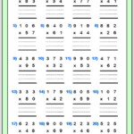 Long Multiplication Worksheet 2 4th Grade Math Worksheets Math