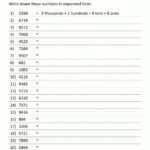 Math Worksheets Place Value 3rd Grade