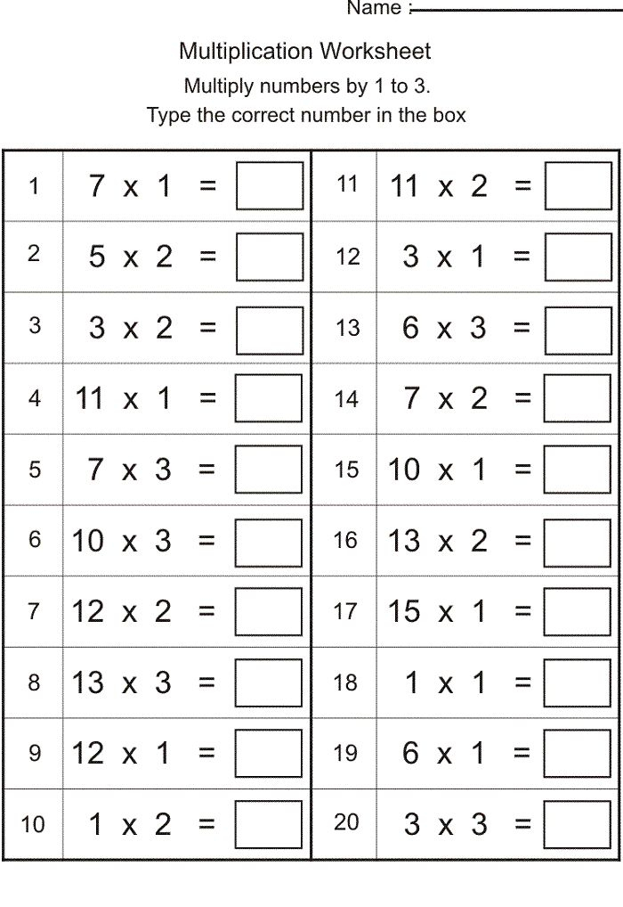Maths Sheets For Year 4 In 2020 Math Multiplication Worksheets 