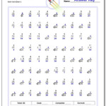 Mixed Multiplication And Division