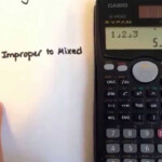 Mixed To Improper Fractions Using The Calculator Casio Fx 991ms YouTube