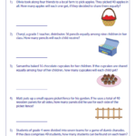 More Long Division Word Problems Worksheets 99Worksheets