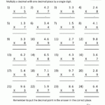 Multiplication And Division Of Decimals Worksheets Pdf Times Tables