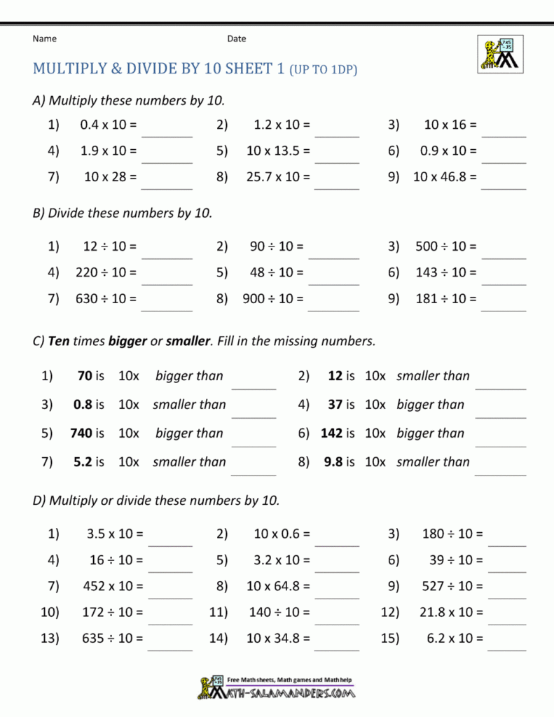 Multiplication And Division Worksheets Pdf AlphabetWorksheetsFree